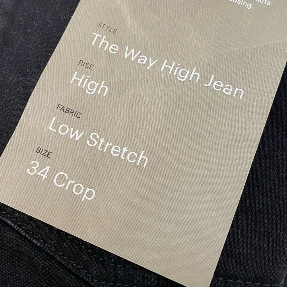Everlane The Way High Jean Black Cropped - Picture 7 of 7
